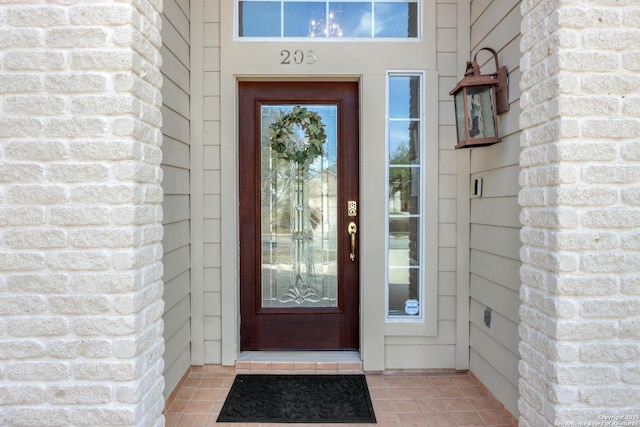 view of entrance to property