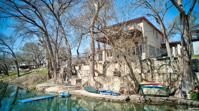 view of back of property