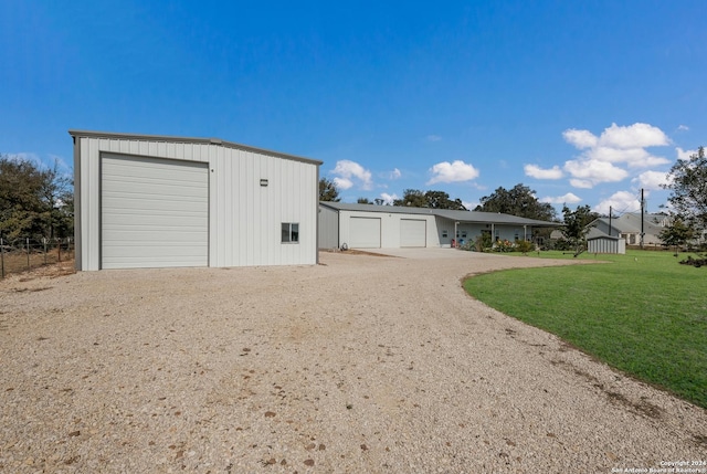 exterior space featuring driveway