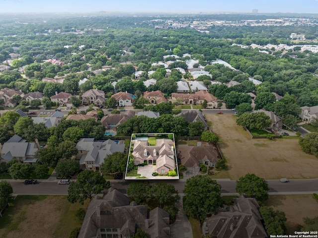 37 Westerleigh, San Antonio, TX 78218 - aerial view of residential area with property boundaries highlighted