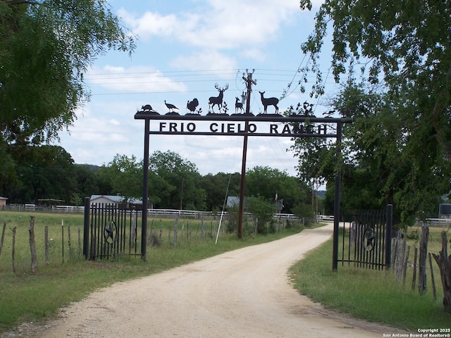 view of road