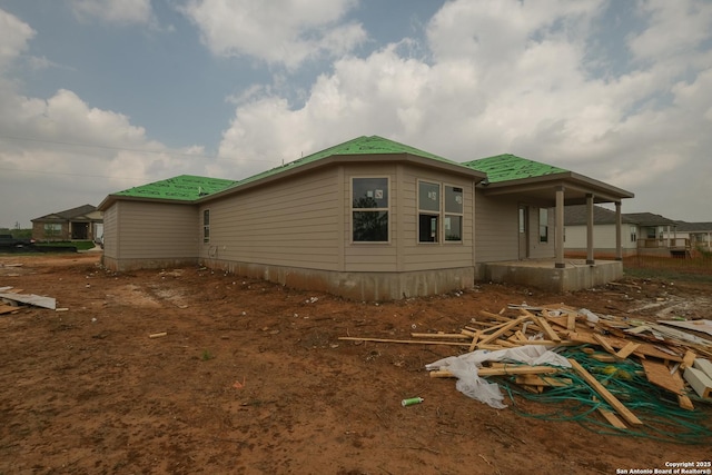 view of home's exterior