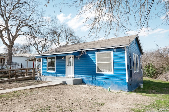 view of bungalow-style house