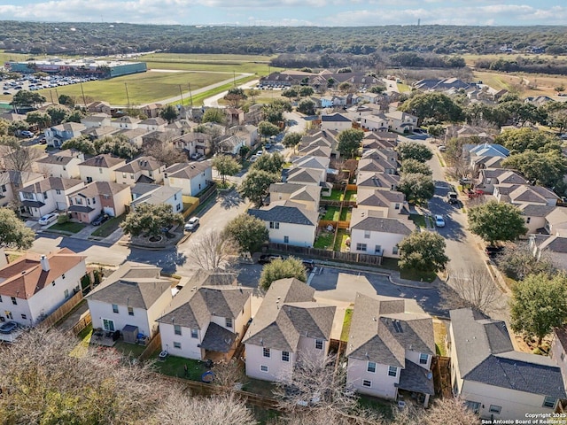 drone / aerial view featuring a residential view