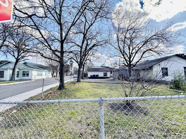 view of yard with fence private yard