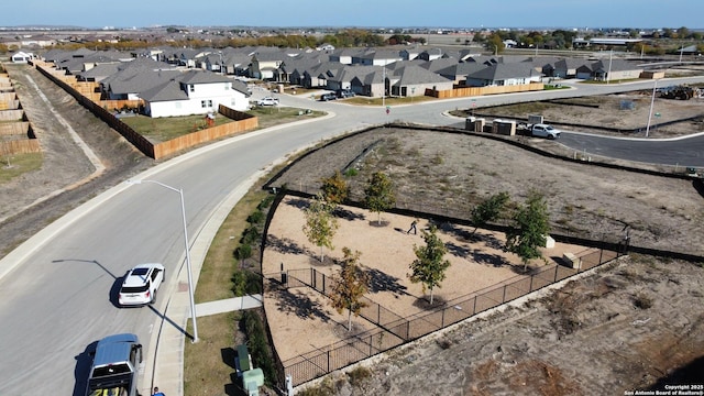 drone / aerial view featuring a residential view