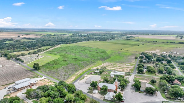 drone / aerial view featuring a rural view