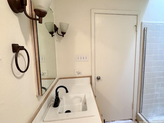 bathroom with a sink