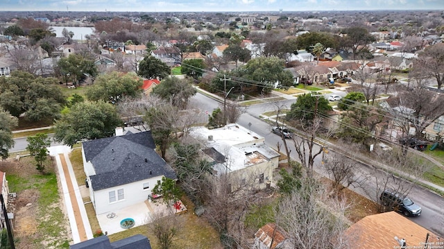 bird's eye view featuring a residential view