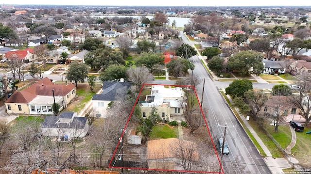 drone / aerial view featuring a residential view