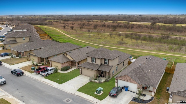 aerial view featuring a residential view