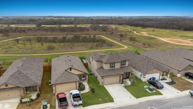 bird's eye view featuring a residential view