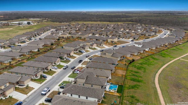 drone / aerial view featuring a residential view