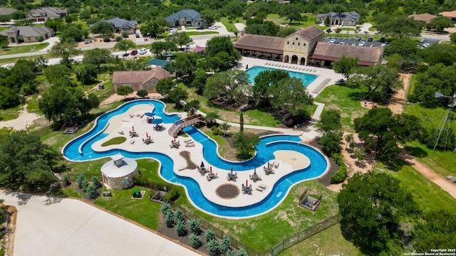 1207 Acquedotto, New Braunfels, TX 78132 - aerial view of a pool