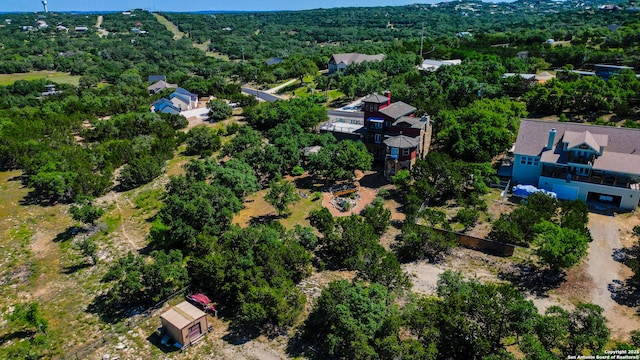 aerial view with a view of trees