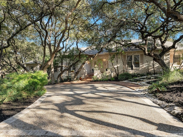 10 Parman Pl, San Antonio, TX 78230 - obstructed view of property featuring brick siding