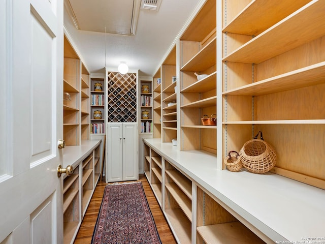 10 Parman Pl, San Antonio, TX 78230 - wine cellar with dark wood-style flooring