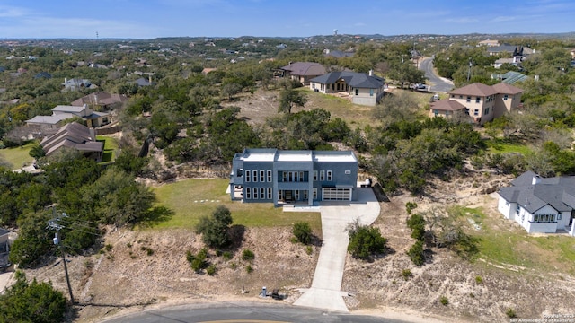 birds eye view of property featuring a residential view