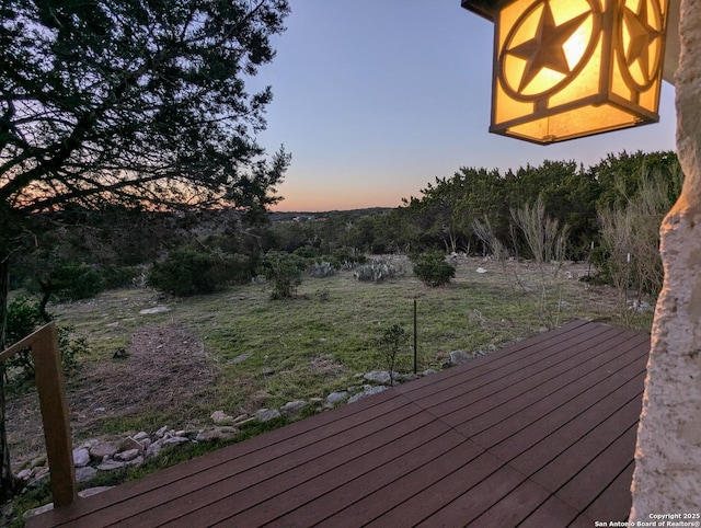 view of deck