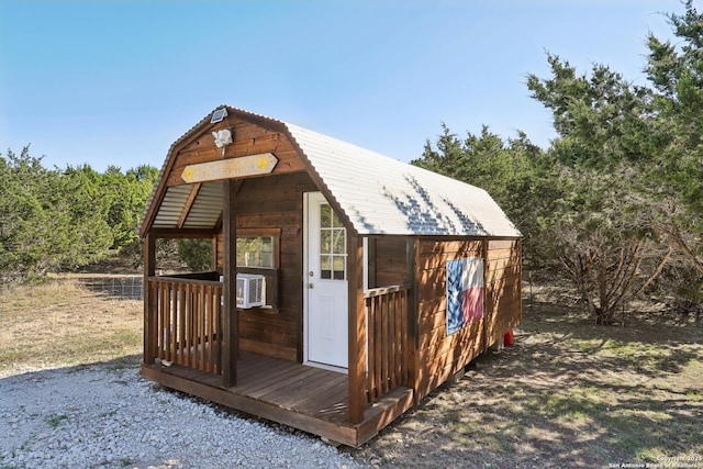 view of outbuilding with an outdoor structure