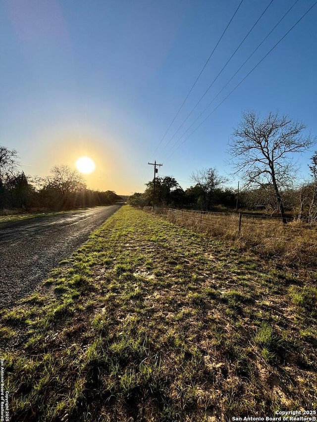 view of road