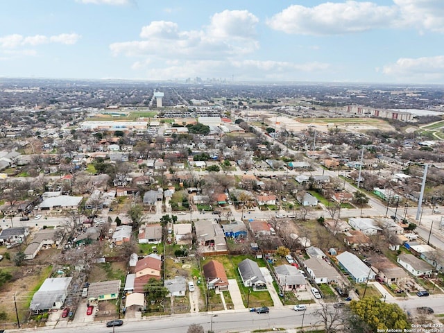 birds eye view of property featuring a residential view