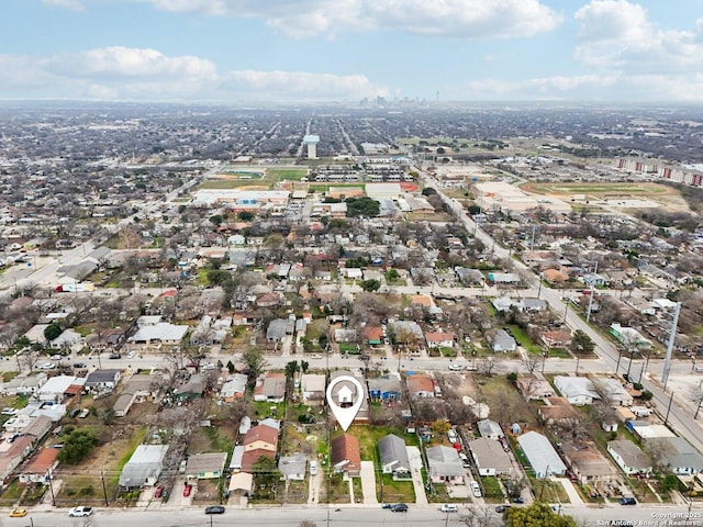 bird's eye view featuring a residential view