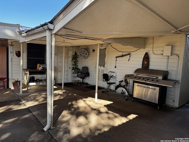 view of patio / terrace featuring area for grilling