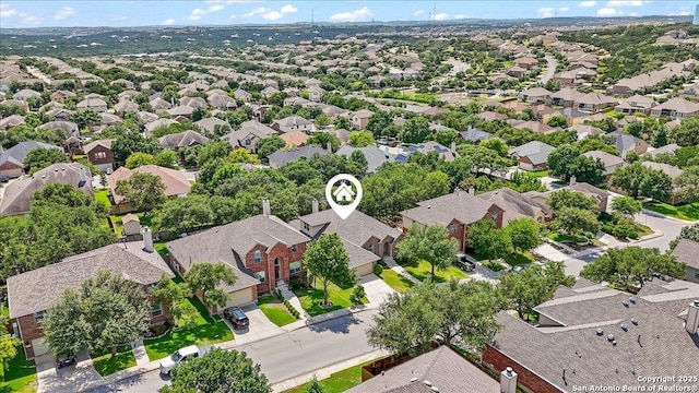 25723 Preserve Crst, San Antonio, TX 78261 - aerial perspective of suburban area