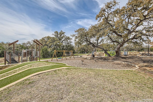 view of community playground