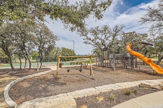 view of communal playground