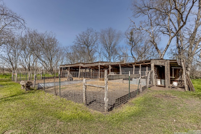 view of stable