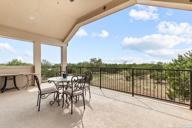 view of patio