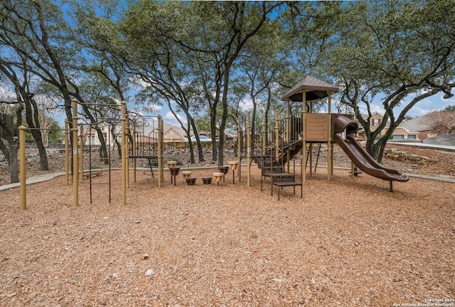 view of communal playground