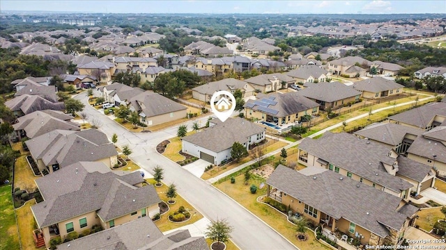 bird's eye view featuring a residential view