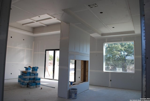 unfurnished room featuring a wealth of natural light