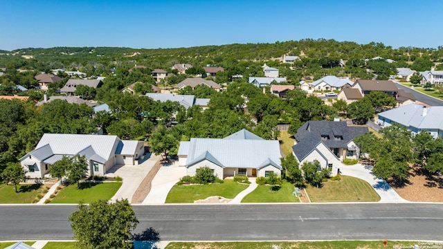 drone / aerial view featuring a residential view