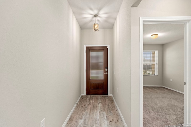 entryway with baseboards