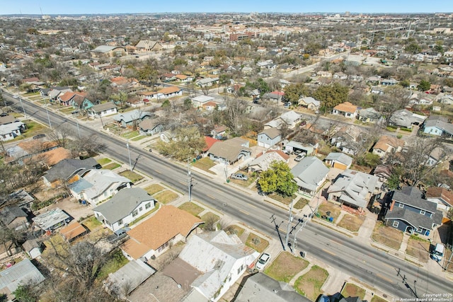 aerial view featuring a residential view