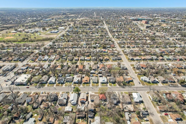 drone / aerial view featuring a residential view