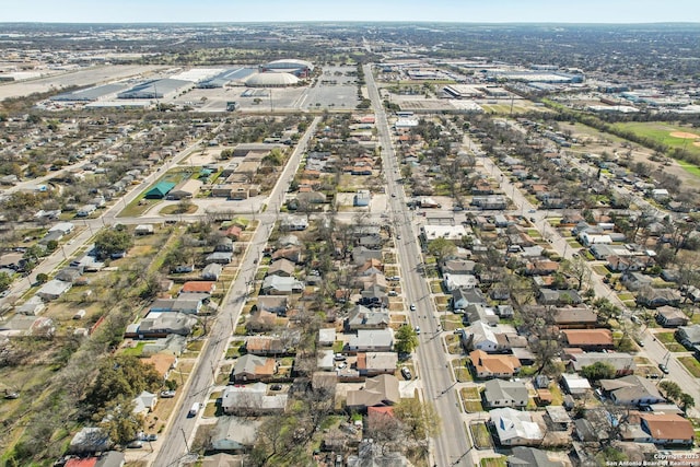 drone / aerial view featuring a residential view