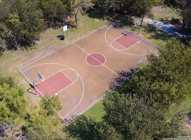 view of sport court with community basketball court