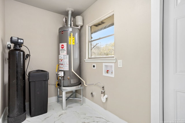 utilities with gas water heater