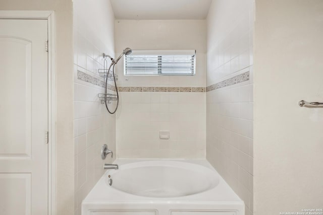 full bathroom featuring bathtub / shower combination