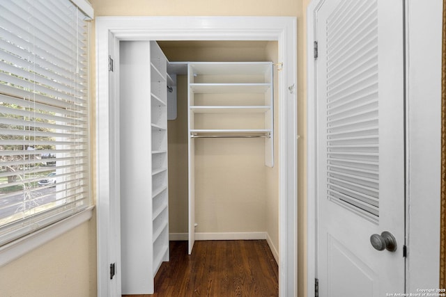 view of closet