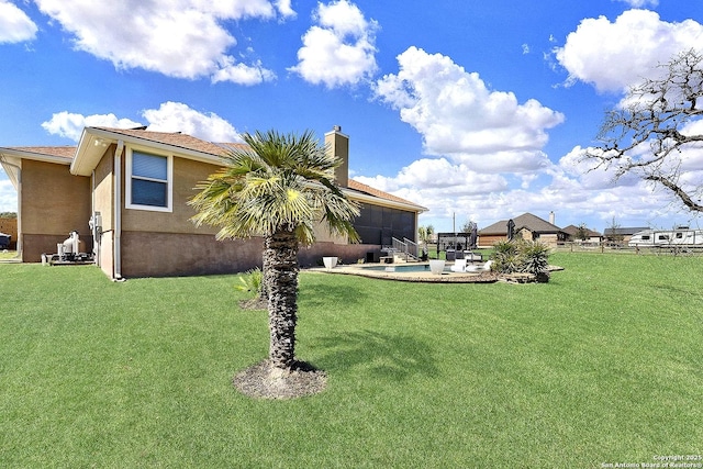 view of yard featuring a patio area