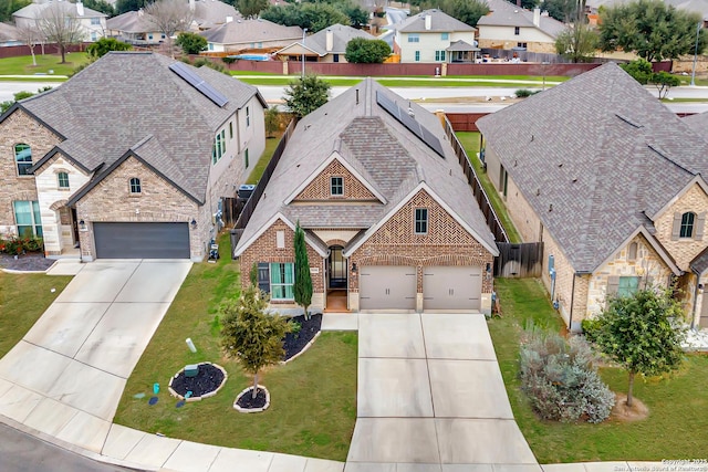 bird's eye view featuring a residential view