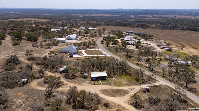 bird's eye view featuring a rural view