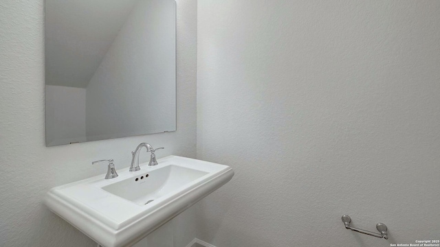 bathroom with a sink