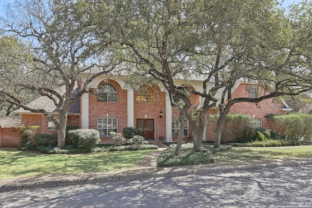 17110 Eagle Holw, San Antonio, TX 78248 - neoclassical / greek revival house with brick siding and a front lawn